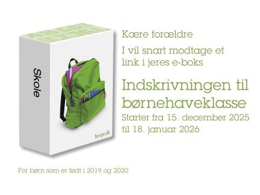 Indskrivning til børnehaveklasse